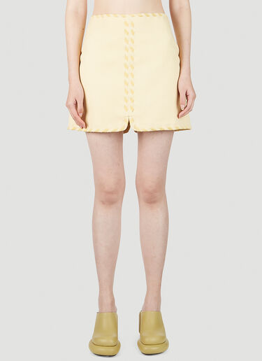 Rodebjer Sole Langett Mini Skirt Yellow rdj0252002