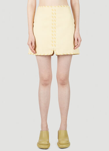 Sole Langett Mini Skirt Rodebjer Sole Langett Mini Skirt Yellow rdj0252002