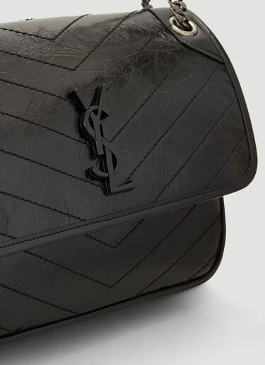 Saint Laurent Medium Niki Shoulder Bag Black sla0241061