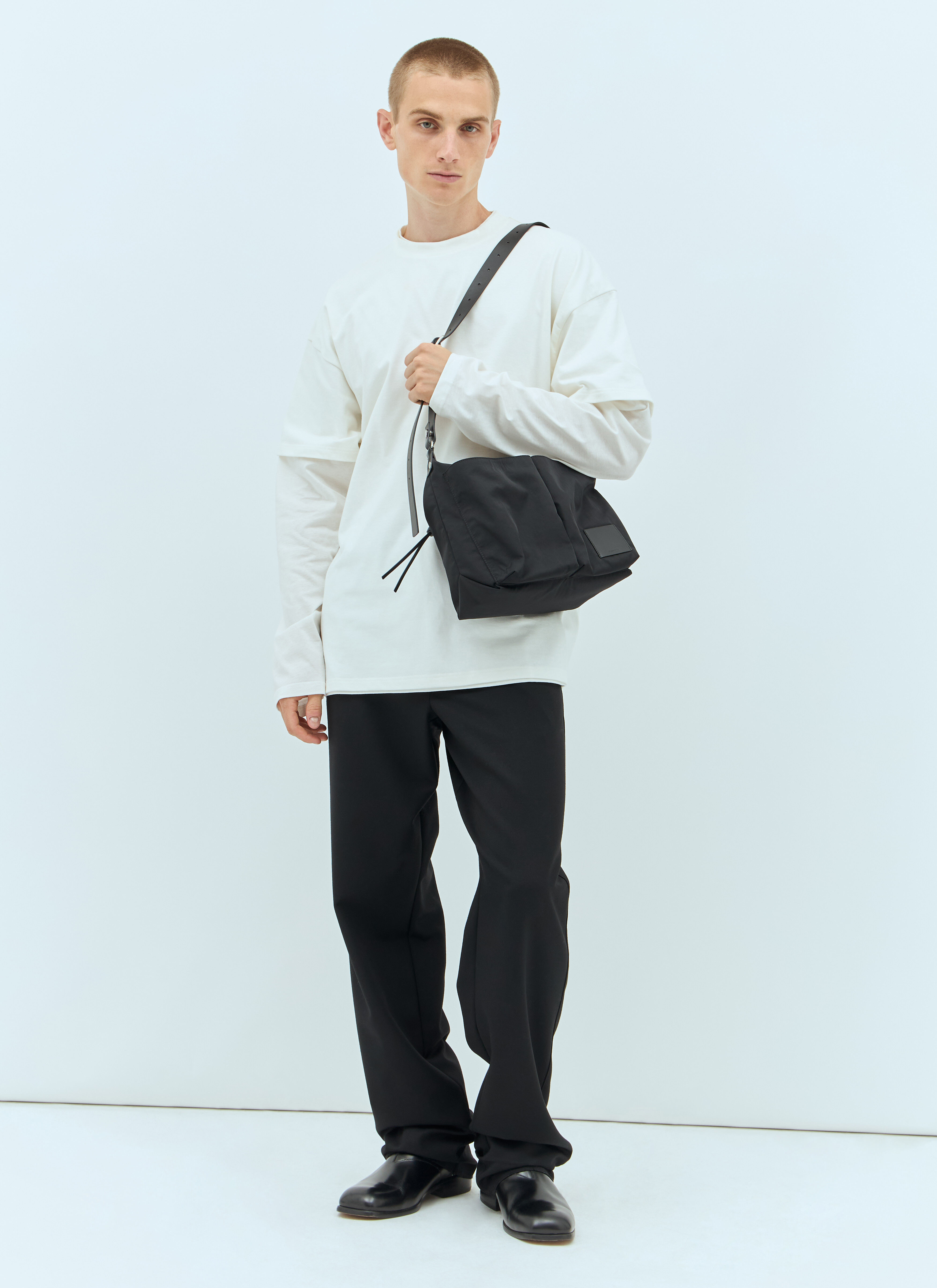 Jil Sander Pilot Crossbody Bag en Black pour homme | LN-CC®