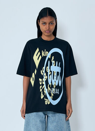 b.Eautiful x LTTT Logo Motif T-Shirt Black bea0363003