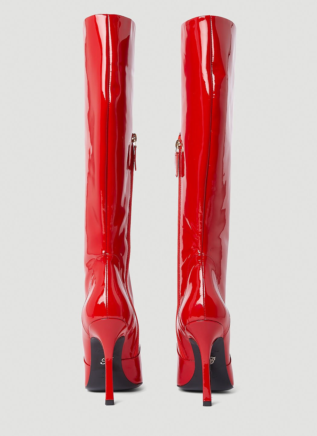 Red patent heeled boots new arrivals