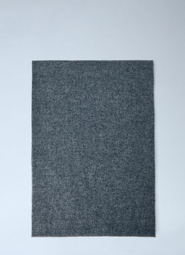 LN-CC® - Jil Sander: Fringed Wool Scarf - Grey Jil Sander Fringed Wool Scarf Grey jil0265011