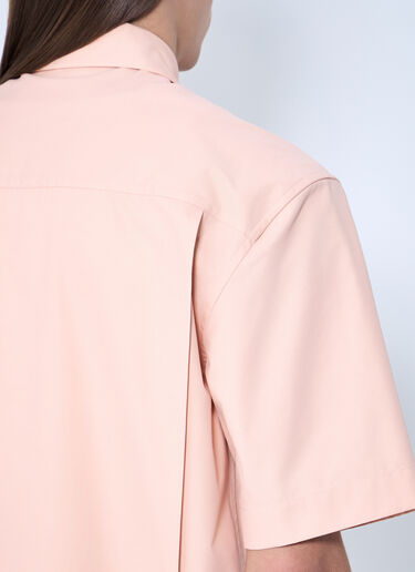Jil Sander Short-Sleeve Shirt Pink jil0159002
