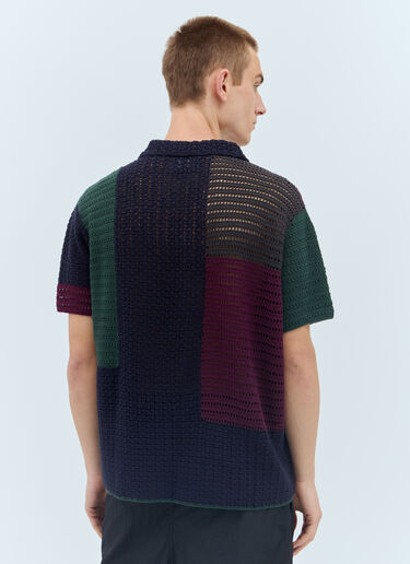 thisisneverthat® Block Crochet Shirt Navy tsn0156010