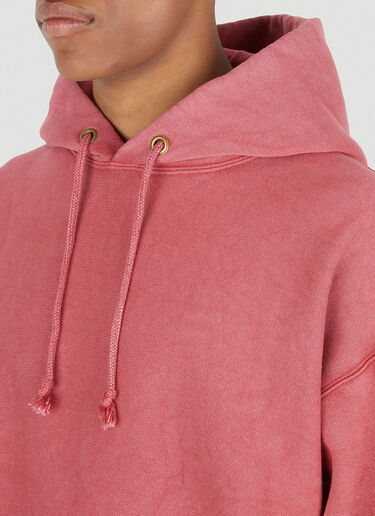 Champion Reverse Weave Poly Fleece Hooded Sweatshirt  Red cha0148014