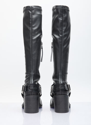 Acne Studios Pull-On Buckle Boots Black acn0256023