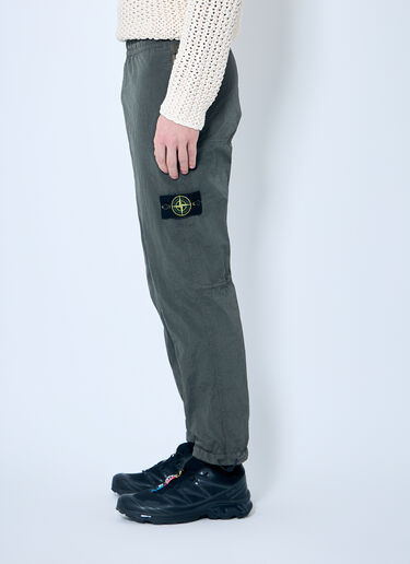 Stone Island Crinkled Track Pants Green sto0160017
