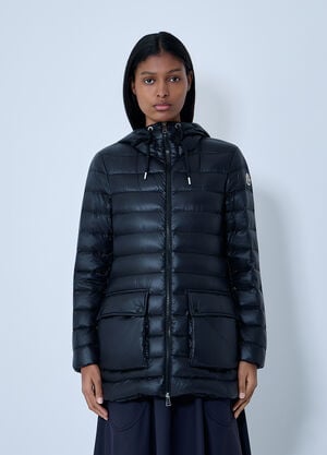 Moncler Jasmin Short Parka Jacket Black mon0263006