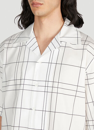 チェック半袖チェックシャツ Marni チェック半袖チェックシャツ ホワイト mni0154002