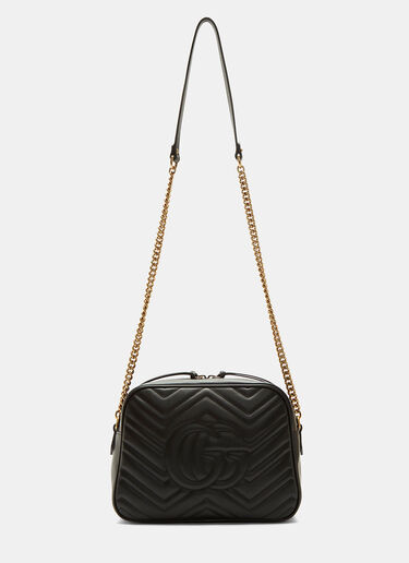 Gucci GG Marmont Matelassé Medium Shoulder Bag BLACK guc0229074