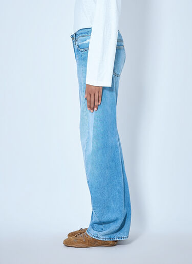 Acne Studios 2006F Distressed Wide Leg Jeans Blue acn0265008