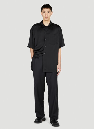 Jil Sander 36 Relaxed Shirt Black jil0151006