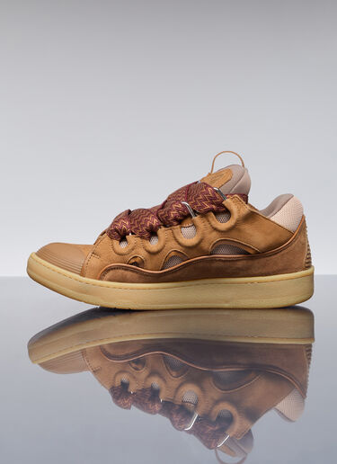 Lanvin Curb Sneakers Brown lnv0155014
