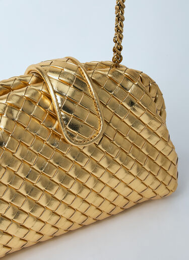 Bottega Veneta Teen Lauren 1980 Shoulder Bag Gold bov0259075