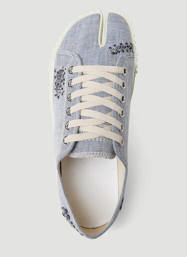 Maison Margiela Tabi Distressed Sneakers Denim mla0251020