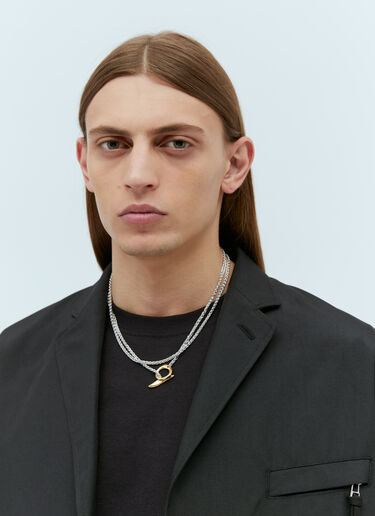 Tom Wood Robin Chain Duo Necklace Silver tmw0353023