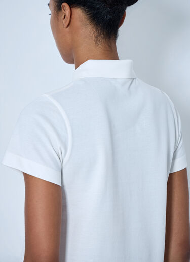 LN-CC® - Moncler: Embroidered Logo Polo Shirt - Beige Moncler Embroidered Logo Polo Shirt Beige mon0265098