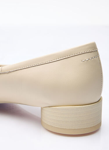 MM6 Maison Margiela Anatomic Ballerina Shoes Cream mmm0258005