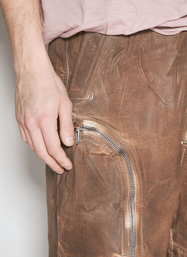 Rick Owens DRKSHDW Bauhaus Bermuda Shorts Brown drk0156005