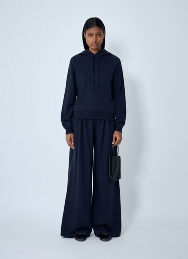The Row Timia Hooded Sweatshirt Navy row0262020