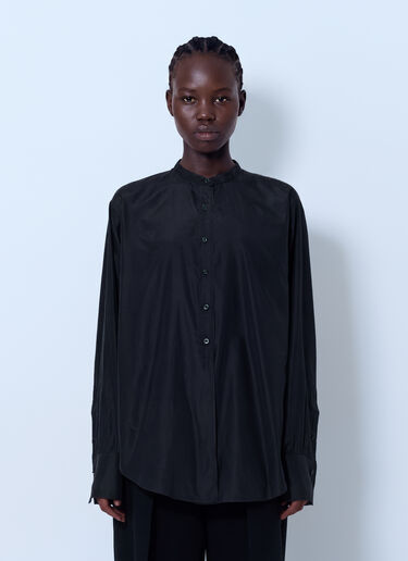 LN-CC® - The Row: Lula Shirt - Black The Row Lula Shirt Black row0266012