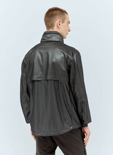 Stone Island Glossy Zip-Up Jacket Grey sto0156108