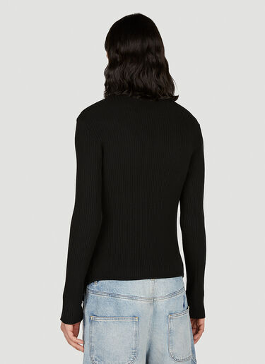 Courrèges Suspender Strap Sweater Black cou0152011