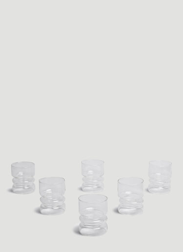 Ichendorf Milano Rings Glass Set White wps0642062