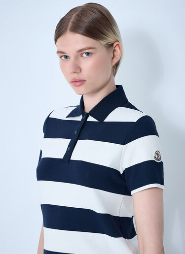 Moncler Striped Polo Shirt White mon0261014