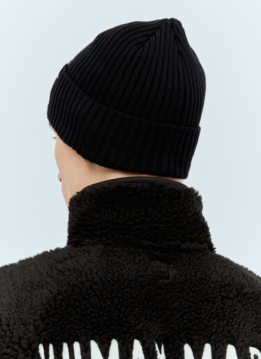 Human Made Ribbed Beanie Hat Black hmd0156023