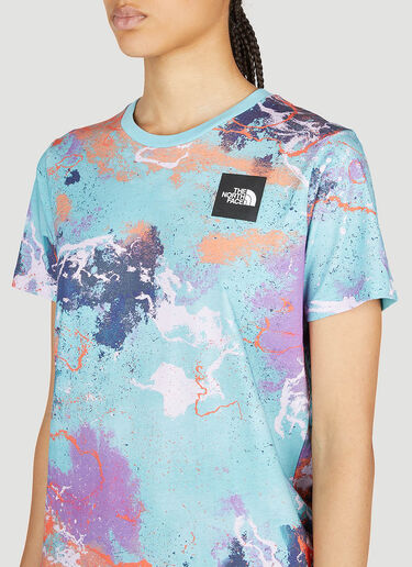 The North Face Splattered T-Shirt Blue tnf0252046