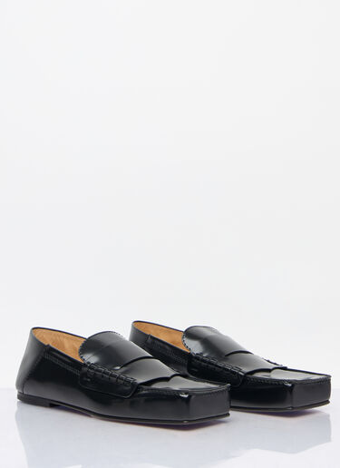 Jacquemus Les Mocassins Carre Loafers Black jac0258069