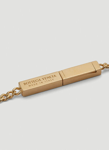 Bottega Veneta Chain Necklace Gold bov0143049