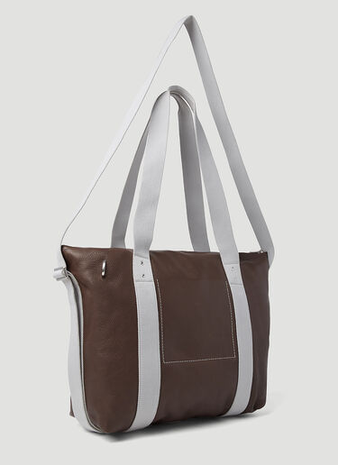 Rick Owens Trolley Leather Tote Bag Brown ric0353001