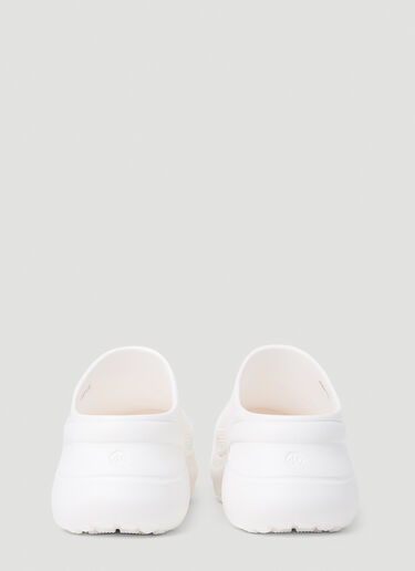 Balenciaga Crocs Platform Mules White bal0252070