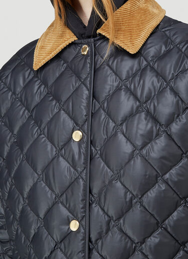 Burberry Quilted Coat Black bur0244001