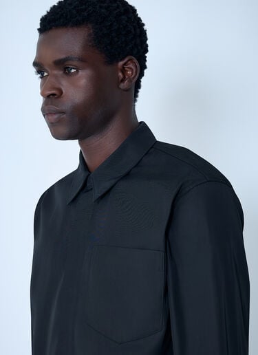 Nylon Shirt Dries Van Noten Nylon Shirt Black dvn0162008
