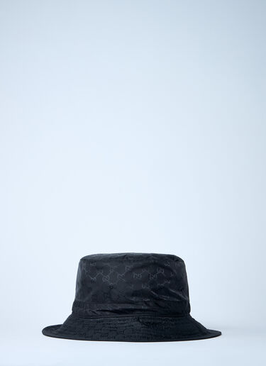 Gucci Logo Motif Bucket Hat Black guc0261046