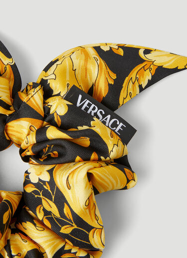 Versace 바로크 프린트 스크런치 블랙 vrs0249066