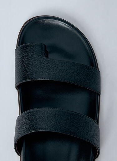 The Row Hugh Sandals Black row0260024