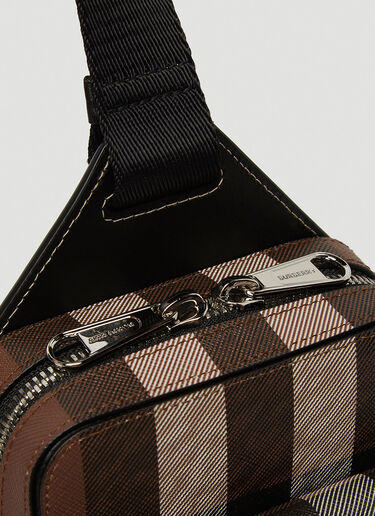 Burberry TB Plaque Crossbody Bag Brown bur0148034