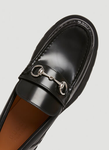 Gucci Leather Loafers  Black guc0145067