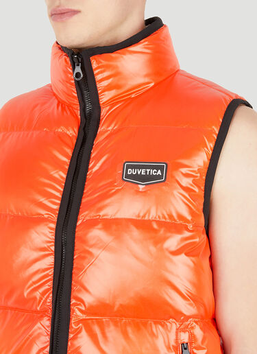 Duvetica Algorab Reversible Sleeveless Jacket Orange duv0150002