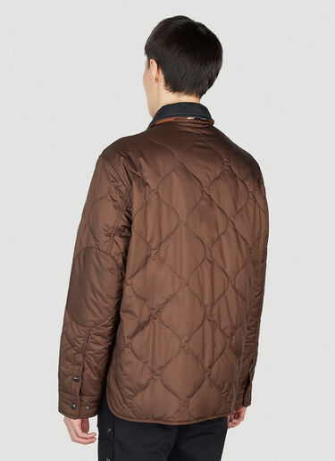Quilted Reversible Jacket Burberry Quilted Reversible Jacket Brown bur0151003