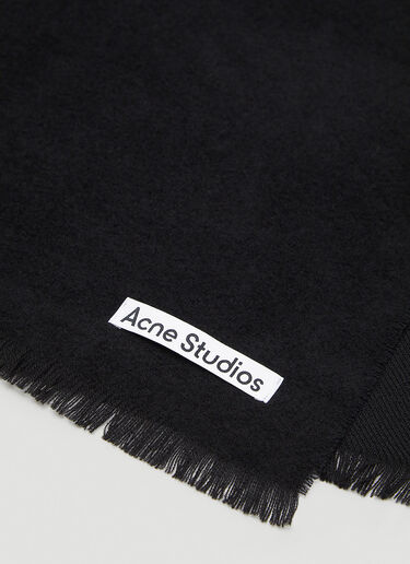 Acne Studios Soft Wool Scarf Black acn0346036
