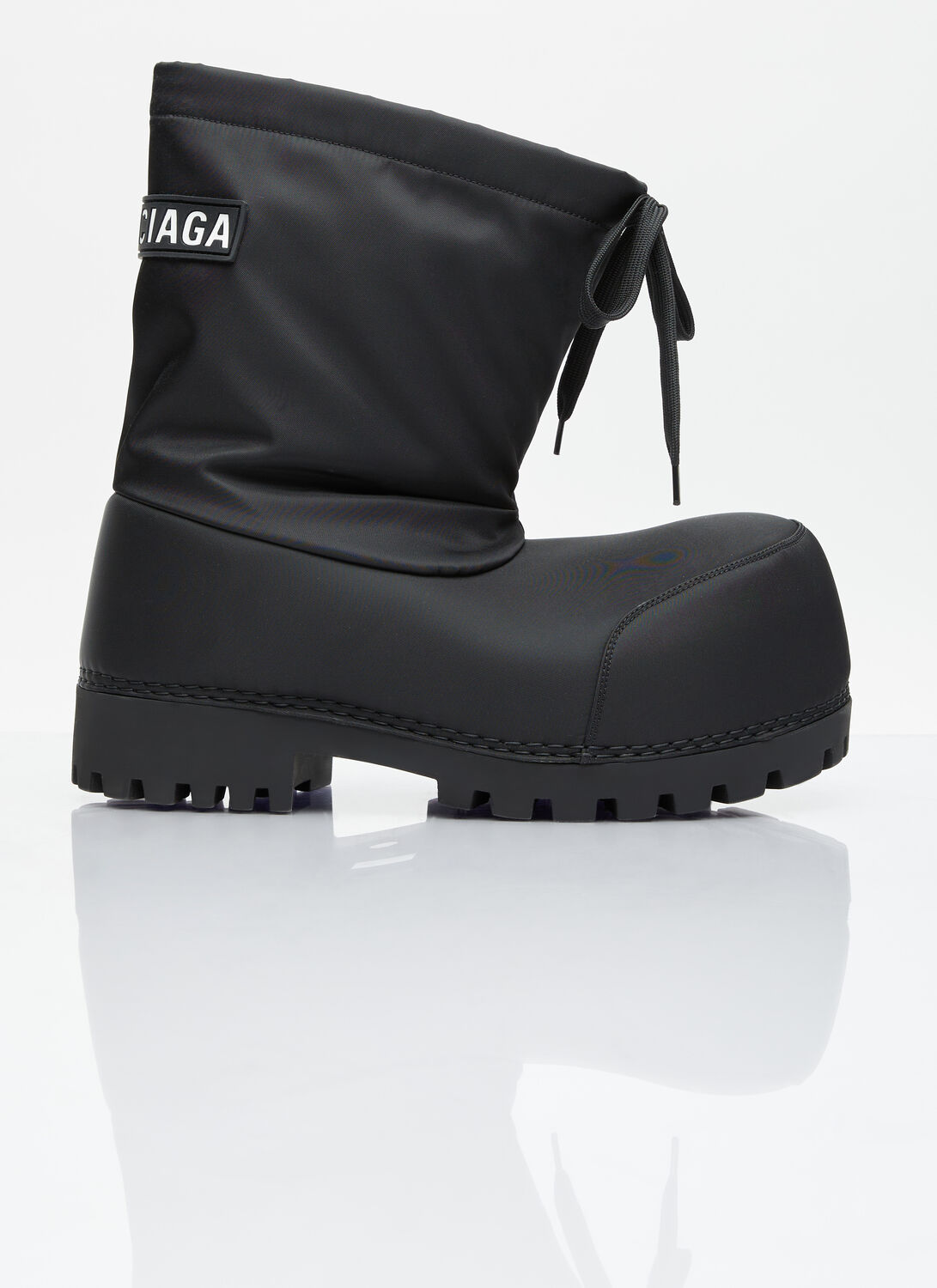 Shop Balenciaga Alaska Low Boots In Black
