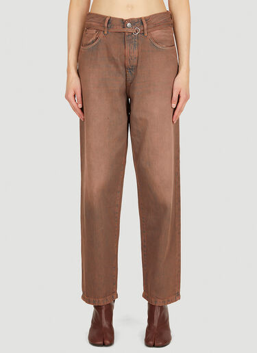 Acne Studios 1991 Toj Jeans Brown acn0250077