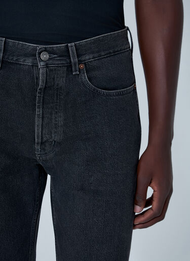 Straight-Leg Denim Jeans Saint Laurent Straight-Leg Denim Jeans Black sla0162019