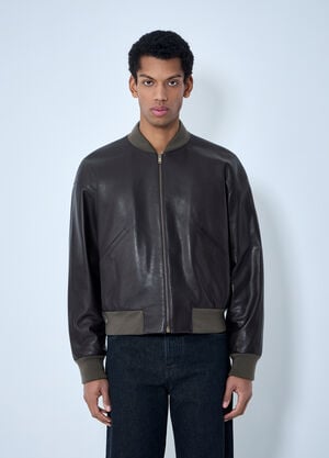 The Row Setsen Jacket Dark Brown row0163006